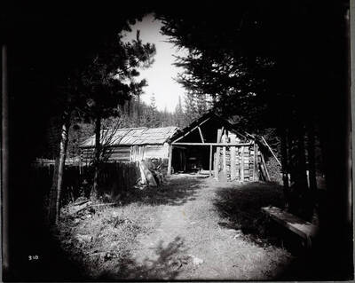 James Francis reading at his cabin in Collahan, Idaho.