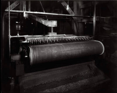 Interior view of the Interstate Rubber Company in Wallace, Idaho.