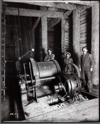 Interior showing machinery