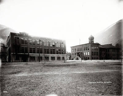 High School public school on left