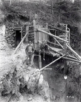 Location Marker for claim at Hecla Mine.