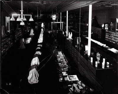Interior view of Otterson Co. Store, a clothing store in Wallace, Idaho.
