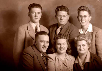 Portrait of William Bryan Scrafford and family