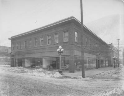 Automobiles seen on display.