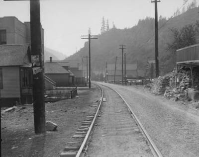 Northern Pacific R.R. Tracks where Mrs. Roscoe Day lost a limb.