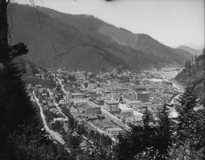 Panoramic View from tank of the town
