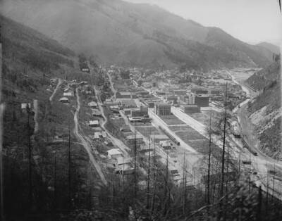 Panoramic View from tank of the town