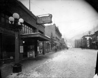 Street scene East from 5th Cedar Street