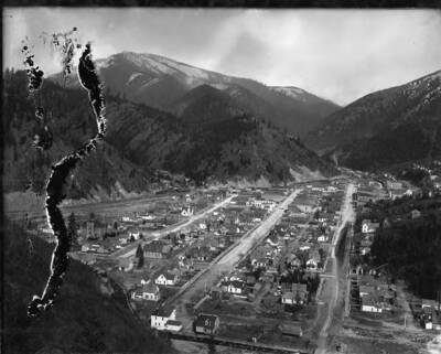 Without soldiers camp of the town