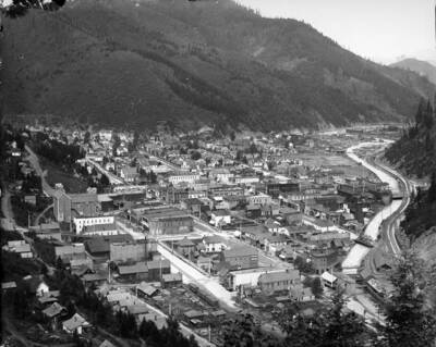 Panoramic View from tank of the town