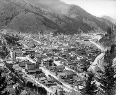 View from the tank, view of the town