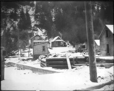 Houses in the winter