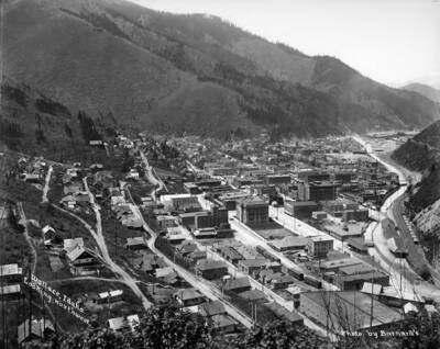 Looking Northwest at the town