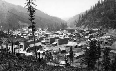 Birds Eye view of the town