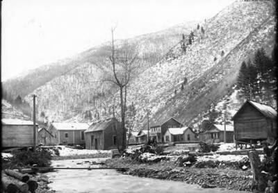 Placer Creek Flood in the winter