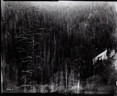 Interstate Sunset Portion of dump on extreme right