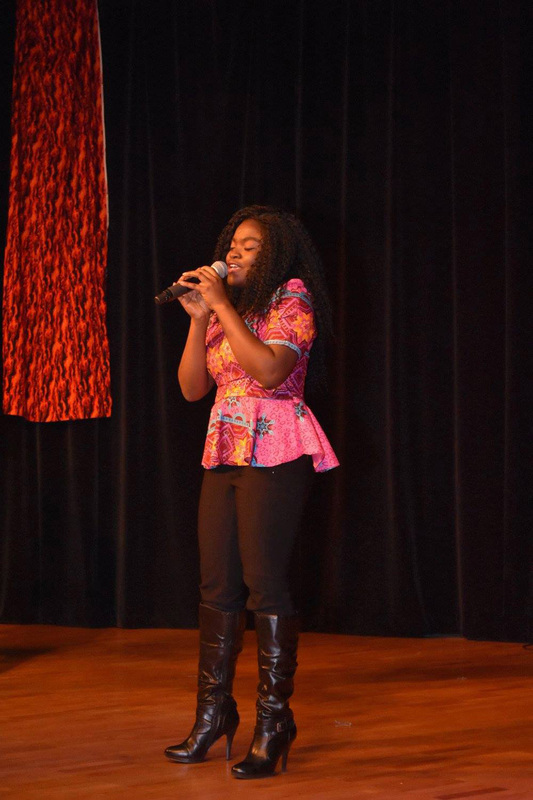 Abigeal Oluwabunmi Ilesanmi performing at the 2017 Africa Night