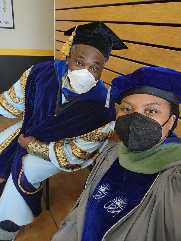 Graduation Spring 2022-Drs. Sydney Freeman, Jr. & Lynda Freeman