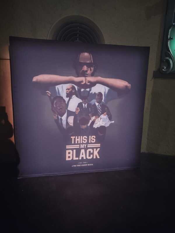 "This is My Black" movie poster in the Kenworthy Theatre.