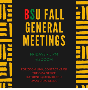 BSU Fall General Meetings