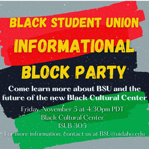 Black Student Union Informational Block Party
