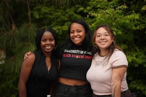 Black Student Union tabling at the biggest tabling event of the year, Palousefest.