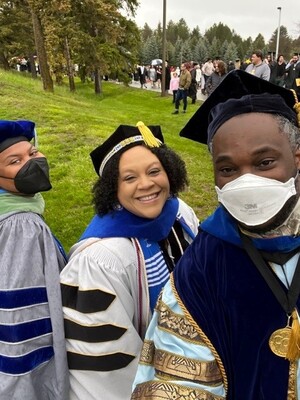 Graduation Spring 2022-Drs. Sydney Freeman, Jr., Lynda Freeman, & Jessica Samuels [2]