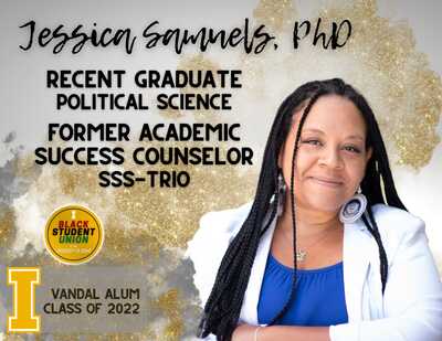Flier featuring Jessica Samuels, PhD.