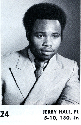 Portrait of Jerry Hall.