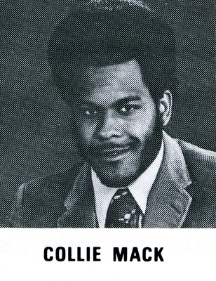 Portrait of Collie Mack.