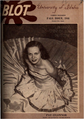Too Short A Life; Let's Go Now!!; The Painting; There's Good Spruce Tonight; Back Stage; Dating Habits of Idaho Males; Critical But Not Serious; Which Twin Has the Poni Home Pernament?; To and Back Again; "November Style Review"; Madamoiselle; They Always Call Her Beautiful; Appraisal and a Plea; Sea Story; After the Game; Pandemonium
