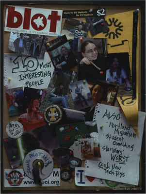 Tour de helmet; ASUI outdoors; Baby iPod; Where you go, Ogos; Pixel Blocks: The new Lego; The edge of technology; Nalgene testing; Drinkers with a Running Problem; Hampton happenings; Marketing jazz to youth; Glenn Grishkoff: Starting over; The Huygens disaster; Portland bound; Student gambling; UI's 10 most interesting people; Idaho actress' indie success; Top nine worst 'Star Wars' moments; Video game review: 'Second Sight'; NEWS: UI judicial board; RELIGION: Talking to God; ALUMNI: Patrick Star; SPORTS: Idaho's Pac-8 past