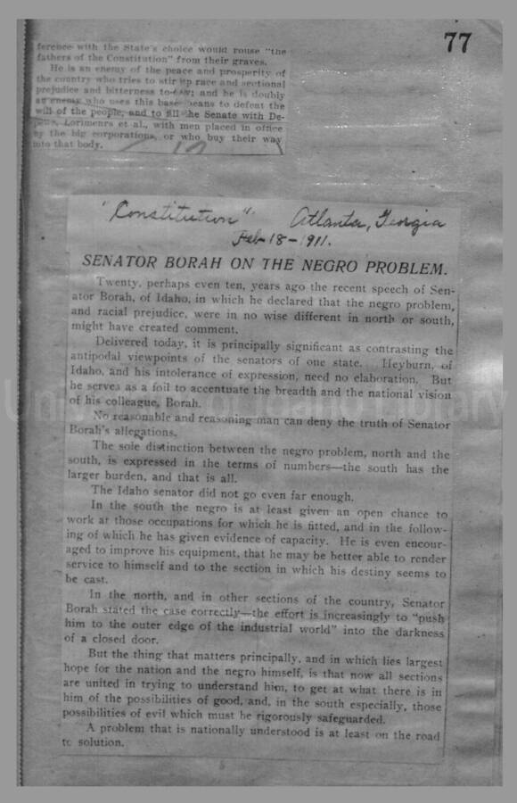 Politics - Direct Election of Senators, 1910-1913 Page 76