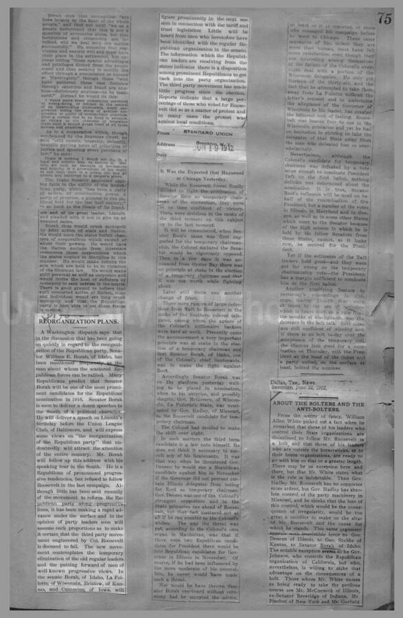 Convention and Campaign of 1912 Page 84