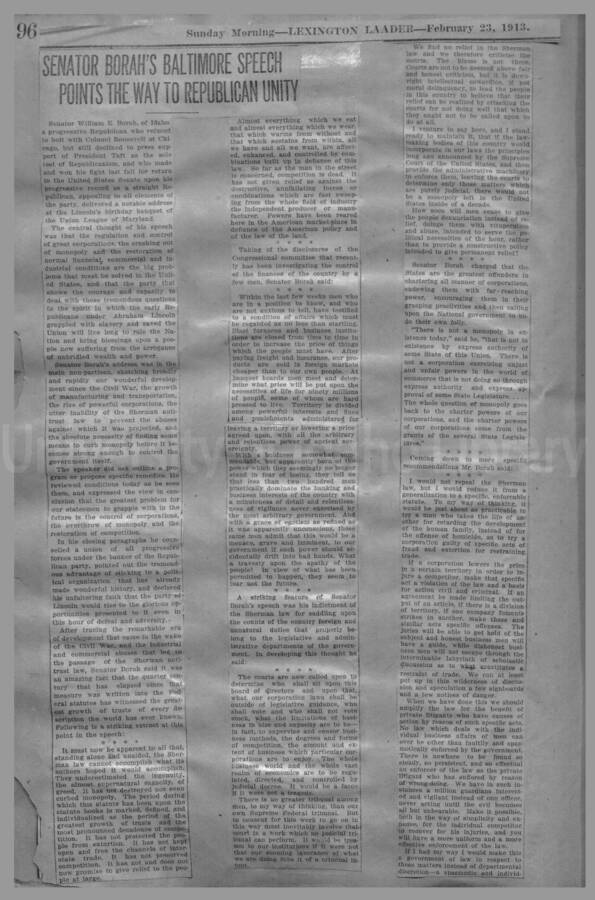 Convention and Campaign of 1912 Page 105
