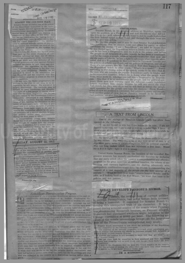 Convention and Campaign of 1912 Page 126