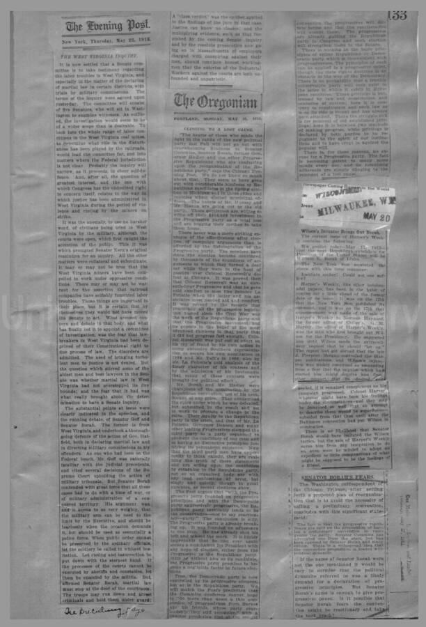 Convention and Campaign of 1912 Page 142