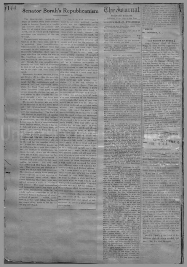 Convention and Campaign of 1912 Page 153