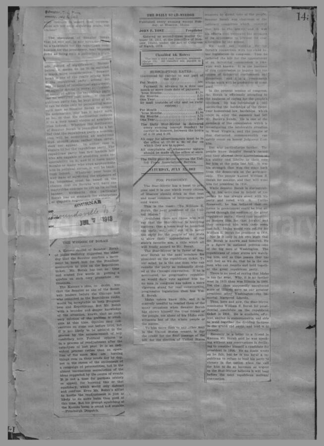 Convention and Campaign of 1912 Page 157