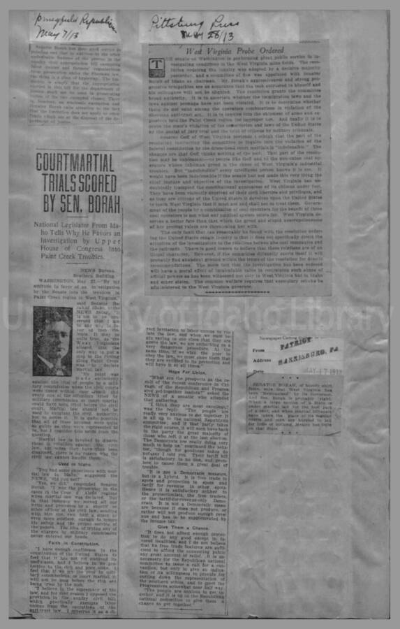 Politics - Speculation on Borah for President 1912-1916 Page 13