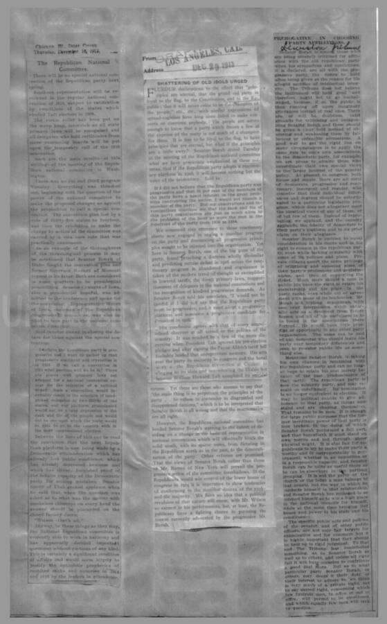 Politics - Speculation on Borah for President 1912-1916 Page 48