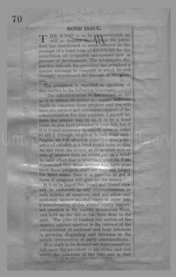 Politics and Miscellaneous, 1908-1910 Page 70
