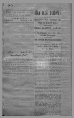 Politics - Direct Election of Senators, 1910-1913 Page 79
