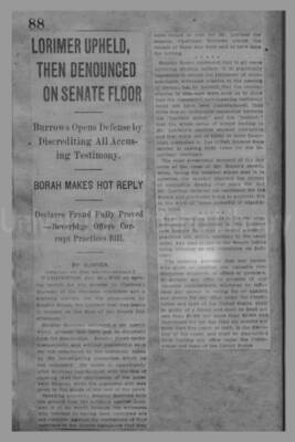 Politics - Direct Election of Senators, 1910-1913 Page 87