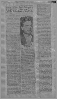 Politics - Speculation on Borah for President 1912-1916 Page 17