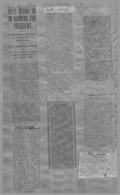 Politics - Speculation on Borah for President 1912-1916 Page 37