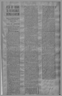 Politics - Speculation on Borah for President 1912-1916 Page 43