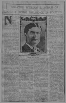 Politics - Speculation on Borah for President 1912-1916 Page 56