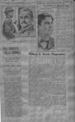 Politics - Speculation on Borah for President 1912-1916 Page 73