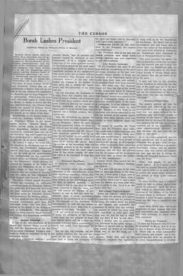 Politics - Speculation on Borah for President 1912-1916 Page 85